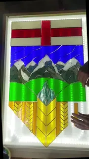 Alberta Crest by Badlands Glassworks