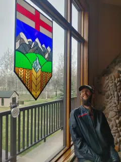 Jon in the Studio by Badlands Glassworks